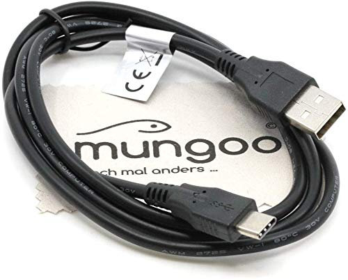 USB Datenkabel kompatibel für Sony Xperia X Compact, Xperia XA1 (Ultra/Plus), Xperia XA2 (Ultra/Plus),Xperia XZ (Dual/Premium), Xperia XZs Typ-C Ladekabel Daten Kabel OTB mit mungoo Displayputztuch