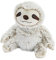 Warmies Marshmallow Sloth Plush Junior Size, Microwavable Plush with French Dried Lavender Scent, Fully Heatable Cuddly Sloth Toy for Anxiety and Pain Relief