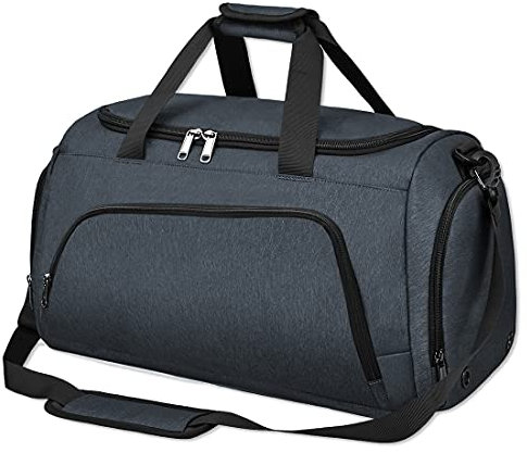 NUBILY Sporttasche Herren Reisetasche Weekender mit Schuhfach Große Damen Wasserdicht Fitnesstasche Gym Sport Trainingstasche Tasche Shopping Urlaub für Männer und Frauen 65L