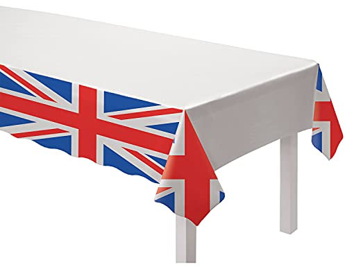 Amscan 9913038 Rwb Gb Flag Paper Tablecover (6Pcs, 1.2M X 1.8m)