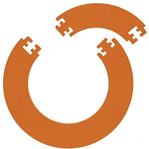 Designa Darts SU080 | Dartscheiben-Umrandung langlebiges, leichtes EVA-Puzzle-Design, Orange