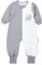 TupTam Baby Schlafsack mit Füßen und Ärmeln – Ganzjahres Schlafsack Baby 2.5 TOG, OEKO-TEX zertifiziert, Farbe: Bär auf Mond/Grau, Größe: 104-110