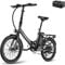 Fafrees F20 Lite, E Bike Klappbar Elektrofahrrad 20 Zoll, 36V 16.75Ah Akku, City e-Bike Herren 250W, ebike Damen 25km/h, Reichweite bis zu 65-130 km E-Fahrrad Klappbares