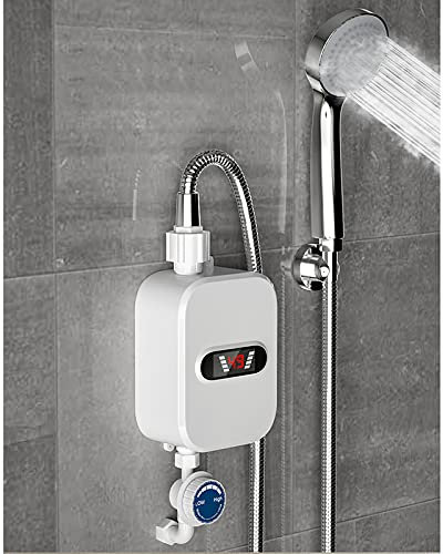 Mini scaldabagno elettrico 3500 W 220 V con soffione doccia riscaldamento istantaneo per cucina bagno doccia