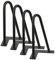 Ensemble de Pieds de Table en Épingle 4 pcs, Pieds de Table en Épingle à Cheveux, Pieds En Épingle À Cheveux En Acier avec 2 Tiges Robustes, Pieds de Meubles Noirs pour Créer Table (20cm (noir))