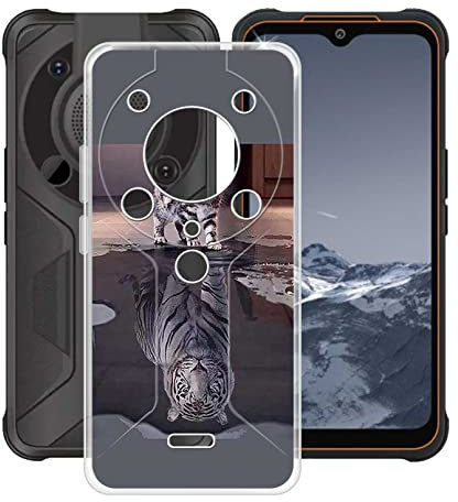 HGJTF Hülle für AGM Glory G1 Pro (6.53), Ultra Dünn Transparent Weiche TPU Schutzhülle Case, Stoßfest Anti-Kratzer Bumper Handyhülle Cover für AGM Glory G1 Pro - WMA8