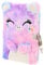 Operitacx Diary with Lock Notebook Locking Diary Girl Plush Diary Secret Fluffy Diary for Girls Fuzzy Diary Writing Girls Diary Kids Journal with Lock Journals with Locks Women Purple Metal