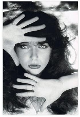 Singer Kate Bush 18 Leinwand-Poster, Wandkunst, Dekoration, Bild, Gemälde für Wohnzimmer, Schlafzimmer, Dekoration, Rahmen-Stil, 40 x 60 cm