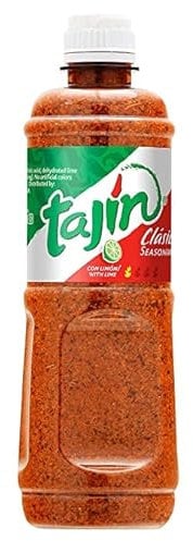 SuppliiOnline - Tajiin Fruit And Snack Seasoning- Mexican Spice Mix With Lime - Classic Mexican- Chili Powder -Mild Heat Level- 142g