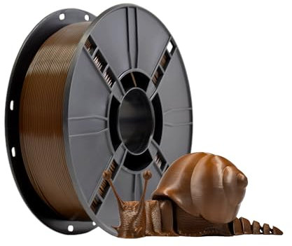 iBOSS PLA Plus (PLA+) Filamento per Stampante 3D, 1.75 mm Filamento PLA Plus, Precisione di Misurazione +/- 0.02 mm, Bobina da 1 kg (2,2 lbs) per Stampante 3D, Marrone