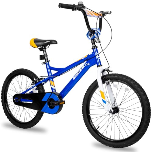 WEIZE Kids Bike, 14 16 20 Inch Children Bicycle for Boys Girls Toddler Coaster Brake (Blue, 20 inch)