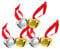 TOVINANNA 6st Glauben Sie An Christbaumschmuck Polar-Express-glockendekoration Weihnachten Glaubt Glocken-Ornamente Polar-Express-Dekorationen Weihnachtsglocke Weihnachtsbaum Eisen Das Kreuz