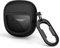 SURITCH Custodia per Bose QuietComfort Earbuds II 2022/QuietComfort Ultra 2023, Custodia Protettiva in TPU Antiurto con Moschettone e Portachiavi e Finestra con Logo Trasparente (Beats Nero)