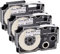NineLeaf 3 Packung Ersatz für Casio EZ XR12WE XR-12WE AR-12WE XR-12WE2S XR12WE2S 12mm x 8m Bänder Schwarz auf Weiß Schriftband für KL60 KL750 KL750B KL750BA KL750KITCH KL780 KL8100 Beschriftungsgerät