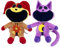 Super JAKES 2pcs Smiling Critters Plush Toy, CatNap Plush Smiling Critters Cartoon Stuff Dolls for Game Fans Favors Preferred Gifts for Kids Toddler Birthday