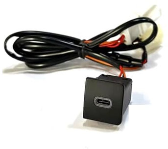 Prise de Chargeur USB for Voiture Golf 6 5 MK5 Scirocco 06-14, PD, Charge Rapide QC3.0, Bouton Adaptateur d'interface Allume-Cigare (Color : Right Side PD)