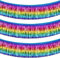 TONIFUL Metallic-Folien-Fransengirlande, dunkler Regenbogen-Wandbehang, Lametta-Fransenbanner für Auto-Parade, Brautparty, Hochzeit, Geburtstag, Ostern, Abschlussfeier, Urlaub, Party-Dekoration (9 m)