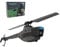 C128 Black Hornet Scout Drone RC Helicopter Model with 1080P Camera, 2.4G RC 4CH Aerial Military Aircraft Helicopter Model with 6-Axis Gyro for Beginner Adults Kids (RTF Version/Grey)