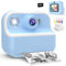 Kids Camera Instant Print for Boys, Toys for 3 4 5 6 7 8 9 Years Old Boys Girls Kids Christmas Birthday Gifts, 2.4 Children Toddler Digital Camera with Print Paper, 32GB Card