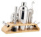 1 Satz 13Tlg Shaker Bar-Kit Getränkeherstellung Pub-Tools Mixology-Barkeeper-Set Cocktailbar-Löffel bartender set barzubehör Bar-Cocktail-Tools bar zubehör Rostfreier Stahl Silver Alipis