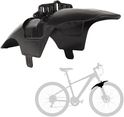 Mudhugger Evo Shorty Vorderradschutzblech zum Anschrauben, mit DVO ONYX Adapter-Set, 69,8 cm - 73,7 cm, MTB-Federgabel, L 390 x B 90 mm