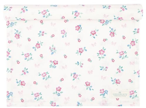 GreenGate Athea Tischläufer White 140x45cm