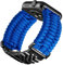 BINLUN Compatibile con Apple Watch Cinturino 42mm 41mm 40mm 38mm Cinturini Sportivo Intrecciato 550 Paracord Acciaio Compatibile con iWatch Serie 10/9/8/7/SE2/SE/6/5/4/3/2/1(Blu Nero)
