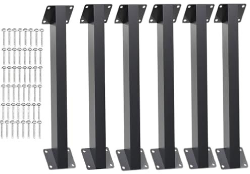 Support d'angle De 45 Degrés, Structures De Support, Support Poteau Bois Kit De Bricolage, Support d'angle, Joint Intérieur pour Gazebos, Pergola, Poteau en Bois Équerre De Fixation, 6 Pièces