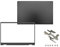 WANGHUIH LCD Back Top Cover Lid + Bezel + Screen Hinges Compatible with DELL Vostro 15 3510 3511 3520 3525 Laptop