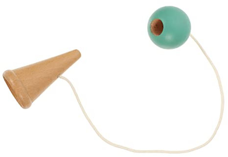 BESPORTBLE Kendama Holzspielzeug Junge Mädchen Koordinationstraining Geschicklichkeitsspiel Motorik Spielzeug Ab Jahre Verschleißfest Skill Ball Für Hand-Auge-Training Und Wettkampf