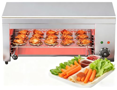 ZHIGUANYUN 2000W Wall Mounted Fondue Toaster, Electric Countertop Grill for Raclette and Fondue (122-572°F), Fondue Grill for Cheese Sandwiches and Steaks