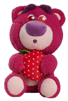 Simba Offizielles Disney Toy Story Lotso mit duftendem Erdbeer-Plüsch, kuscheliges Plüschtier, Kindergeschenk