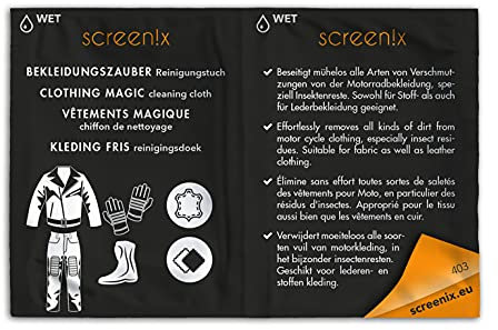 Screenix Bekleidungszauber Reinigungstücher, 24 Stück, farblos