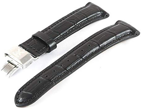 Timex TX Ersatzarmband T3B841 Leder schwarz - TX 300 und TX 500 Series Ersatzband