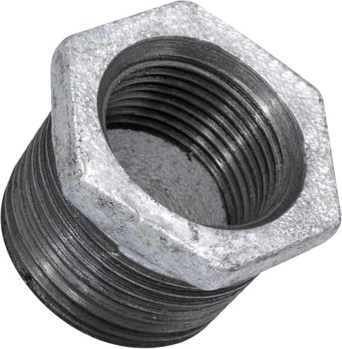 RIDUZIONE GHISA ZINCATA ESAGONALE M.F. 1 x 3/4 RACCORDO TUBO ACQUA GIUNZIONE