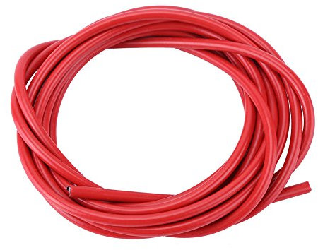 Dilwe Fahrrad Bremszug Schaltzug, Fahrrad Bremskabel Bremszughülle Schaltzughülle Fahrradschutzhülle 3 Meter 5mm(Rot)
