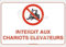 AUA SIGNALETIQUE - Panneau Interdit aux Chariots élévateurs - AP - 150x105 mm, PVC 1.5 mm