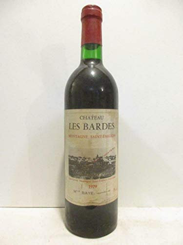 montagne saint-émilion château les bardes rouge 1979 - bordeaux