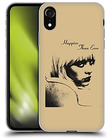 Head Case Designs Offizielle Billie Eilish Albumbild Happier Than Ever Gel Handyhülle Hülle [Militärischer Schutzgrad] Kompatibel mit Apple iPhone XR