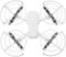 Hsthe Sea Protector de hélice de liberación rápida Drone Anillo Protector anticolisión Protección de protección de hélice Parachoques Protector de Hoja, para Mavic Mini/Mini 2/Mini SE