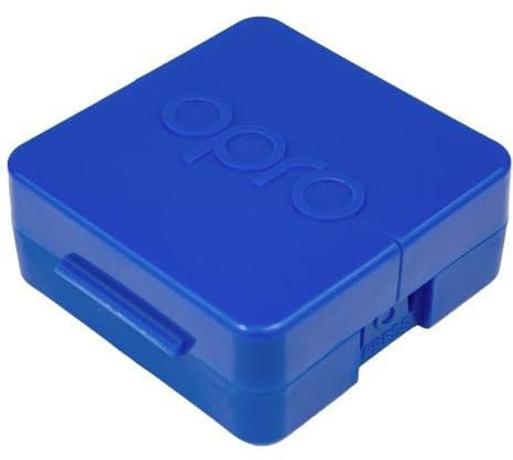 OPRO Mundschutz Schutzetui für Rugby, Boxen, Lacrosse, UFC, MMA, Hockey (Blau)