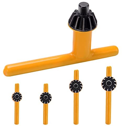 VooGenzek 4 Pezzi Chiavetta per Mandrino Universal per Trapano Elettrico con Gomma, per 6mm 10mm 13mm 16mm