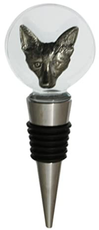 Fox Face Glass Wine Whiskey Stopper Bottle Top 140