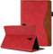 CASAFUNY Custodia Cover per Samsung Galaxy Tab A 10.5 2018 (SM-T590/ SM-T595) Custodia Protettiva Case in Pelle PU con Supporto e Slot per Scheda per Samsung Galaxy Tab A 10,5 2018, Rosso