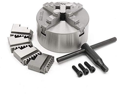 SANOU K12-125 125 mm 4 Backen, selbstzentrierendes Drehfutter mit Schlüssel
