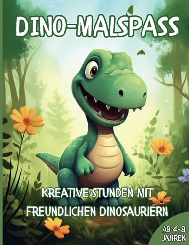 Dino-Malspass: Kreative Stunden mit freundlichen Dinosauriern