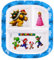 Zawadi Global Super Mario 3 Section Reusable Childrens Kids Toddlers Divided Breakfast Lunch Dinner Plate