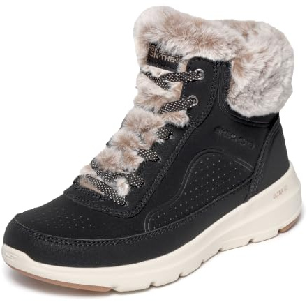 Skechers Damen On-The-go Glacial Ultra Sneaker Boot Stiefelette, Schwarz, 42 EU