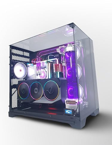 VIXIA High End Custom Watercooled Gaming PC - Intel Core i5 14600K - GeForce RTX 4060ti Elite DDR6X 8GB - DDR5 32GB 6000MHz - PCIe4.0 M.2 NVME 1TB - Black - VXS-30B