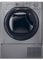 Haier HDB4 H7A2TBERX80 7kg Integrated Heat Pump Tumble Dryer, A++ Rated, Graphite & Black